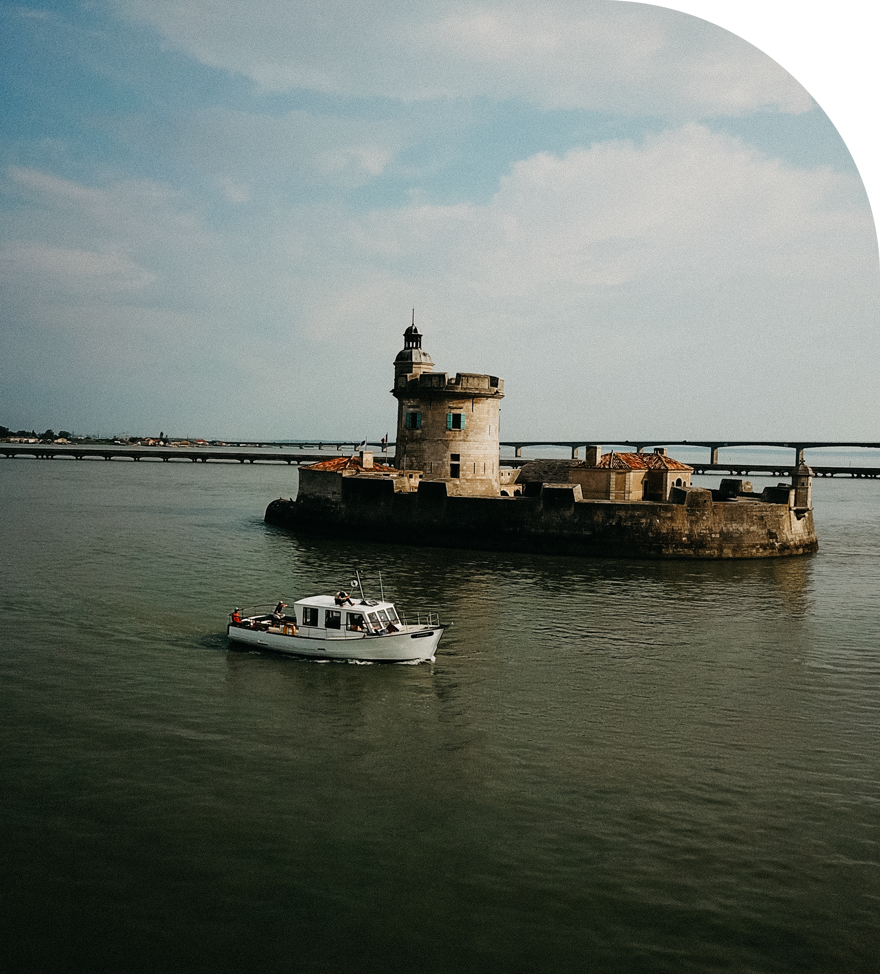 le fort Louvois depuis la jeannette oléron